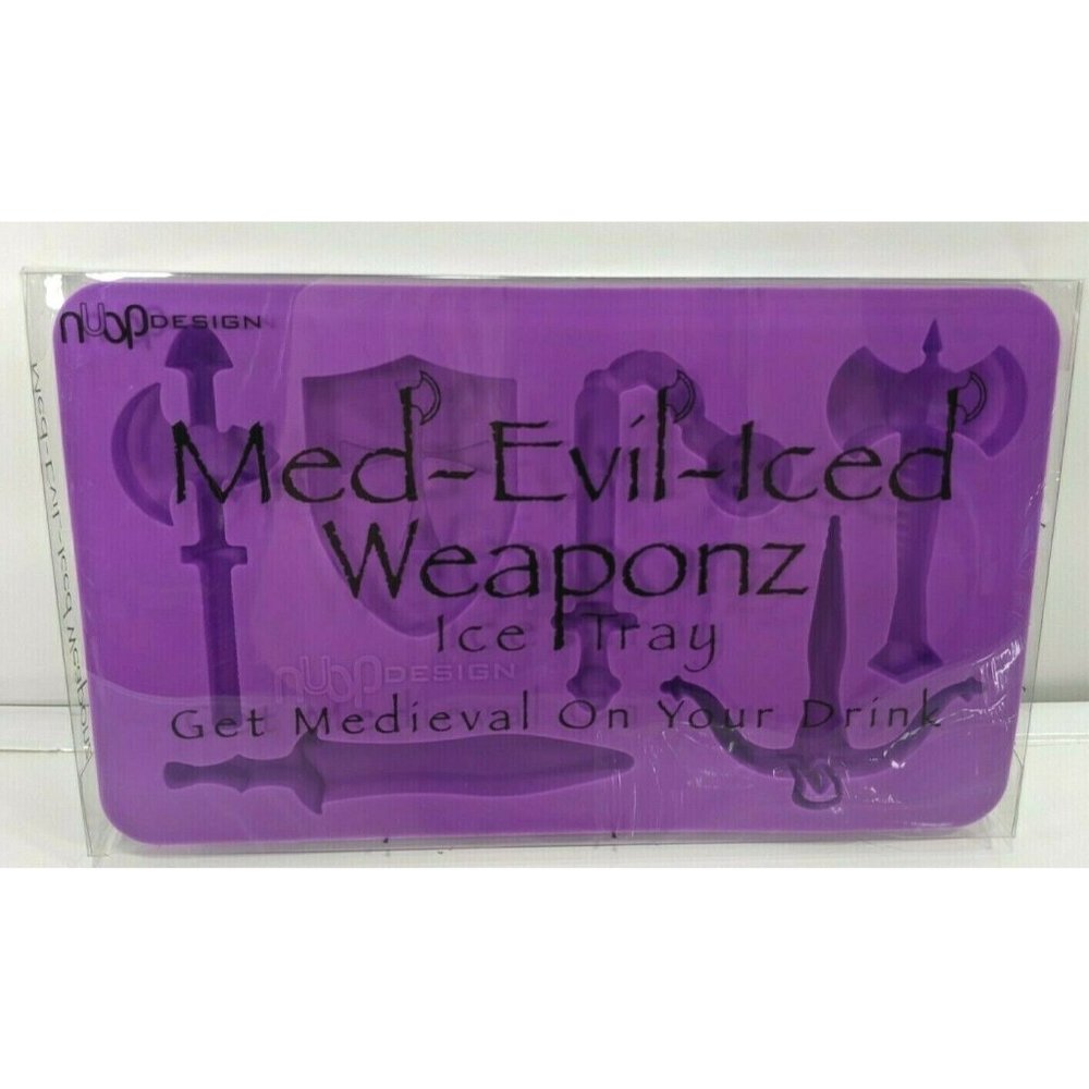 NuOP Design Med-Evil Iced Weaponz Ice Cube Tray- DISCONTINUED NEW!
